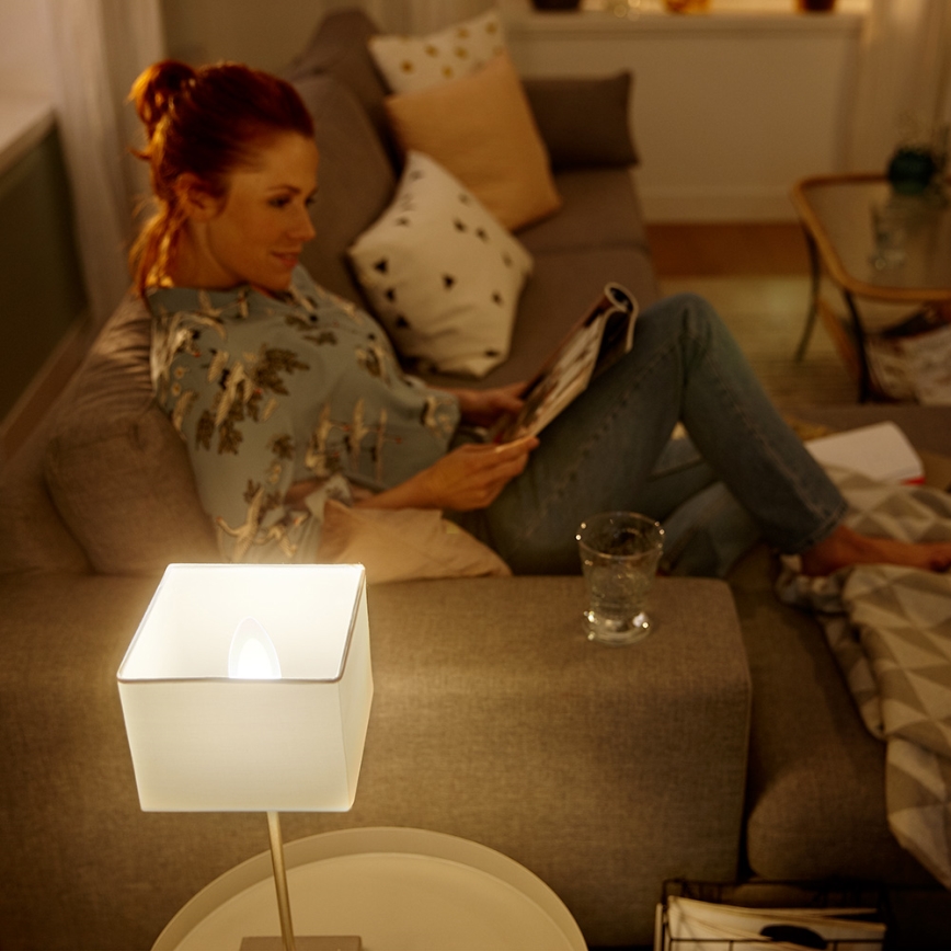 Pritemdoma LED elektros lemputė Philips Hue WHITE E14/5,5W/230V