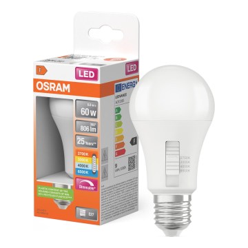 Pritemdoma LED lemputė CLASSIC A60 E27/8,8W/230V 2700/3000/4000/6500K - Osram