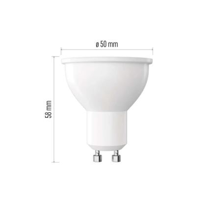 Pritemdoma LED lemputė MR16 (GU10) 7 W, 230 V, 3000 K