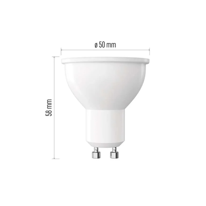 Pritemdoma LED lemputė MR16 (GU10) 7 W, 230 V, 3000 K