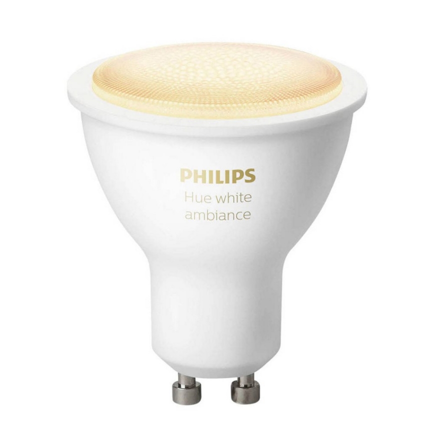 Pritemdoma LED lemputė Philips Hue, balta AMBIANCE 1xGU10/4,3W/230V 2200-6500K