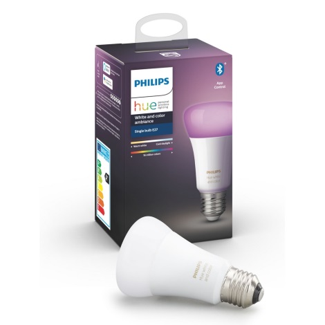 Pritemdoma LED lemputė Philips Hue, balta AND COLOR AMBIANCE E27/9W/230V 2000-6500K