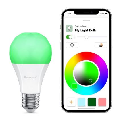 Pritemdoma RGB LED lemputė ESSENTIALS A19 E27 / 8W / 230V 2700-6500K - Nanoleaf