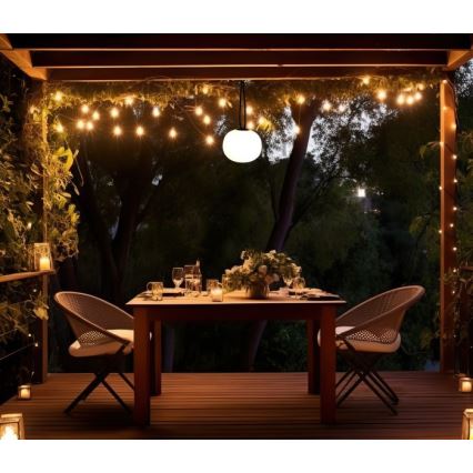 Dimeriuojamas įkraunamas lauko šviestuvas VENEZIA LED/1,5W/5V 2500K IP54 2600 mAh juodas