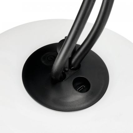 Dimeriuojamas įkraunamas lauko šviestuvas VENEZIA LED/1,5W/5V 2500K IP54 2600 mAh juodas