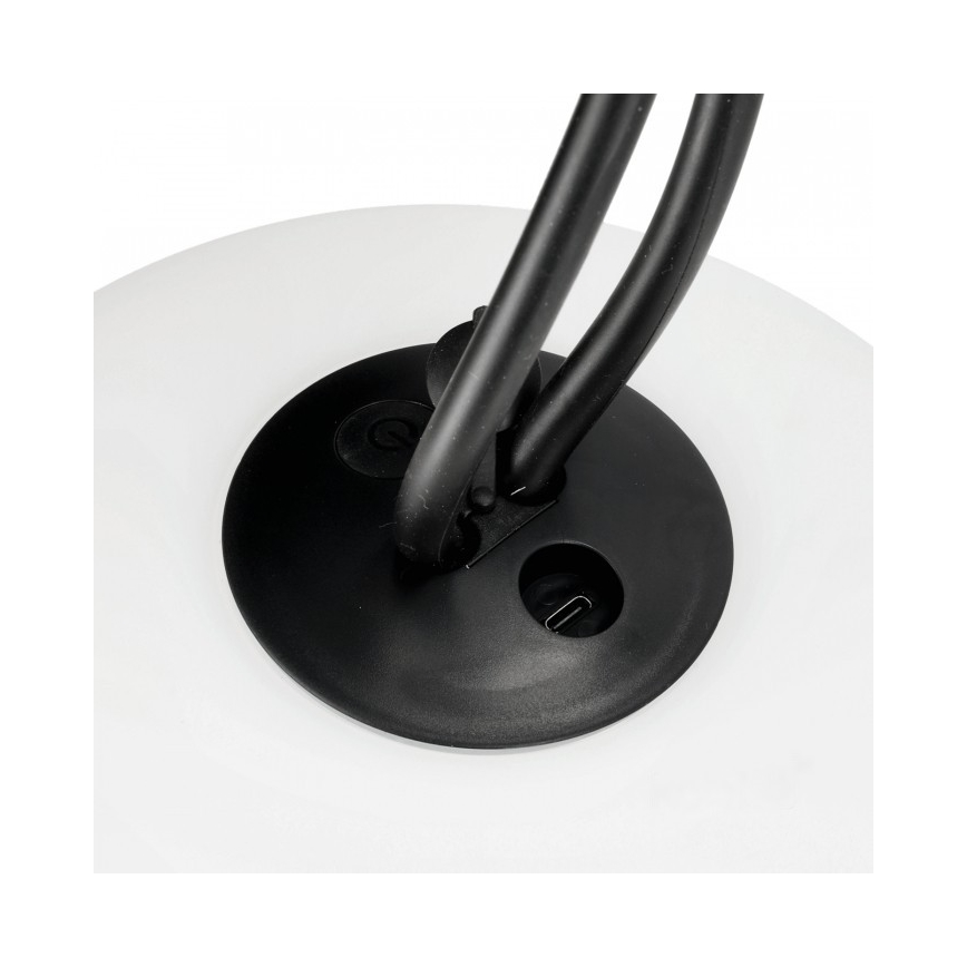 Dimeriuojamas įkraunamas lauko šviestuvas VENEZIA LED/1,5W/5V 2500K IP54 2600 mAh juodas