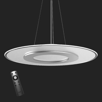 Pritemdomas LED sietynas ant grandinės SHAPY su nuotoliniu valdymu 1xLED/39W/230V Pritemdomas LED sietynas ant grandinės SHAPY su nuotoliniu valdymu 1xLED/39W/230V
