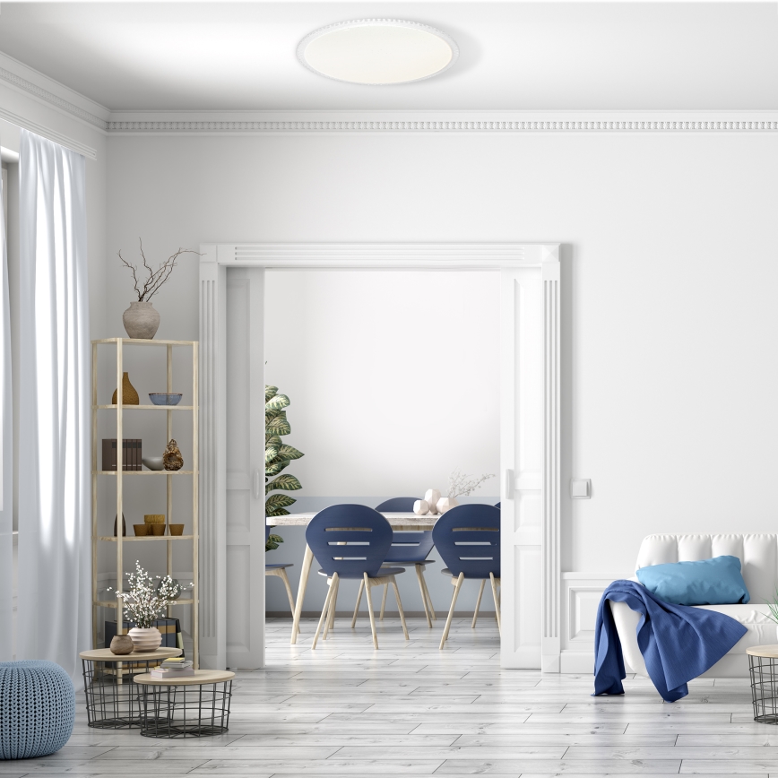 Pritemdomas lubinis LED šviestuvas CRUZ su nuotoliniu valdymu 1xLED/40W/230V 2000lm