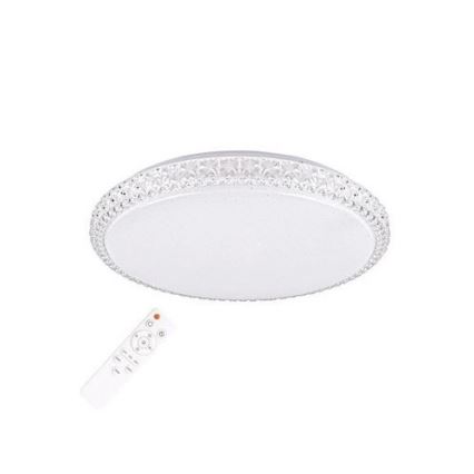 Pritemdomas lubinis LED šviestuvas CRUZ su nuotoliniu valdymu 1xLED/40W/230V 2000lm