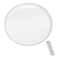 Pritemdomas lubinis LED šviestuvas CRUZ su nuotoliniu valdymu 1xLED/66W/230V 3300lm