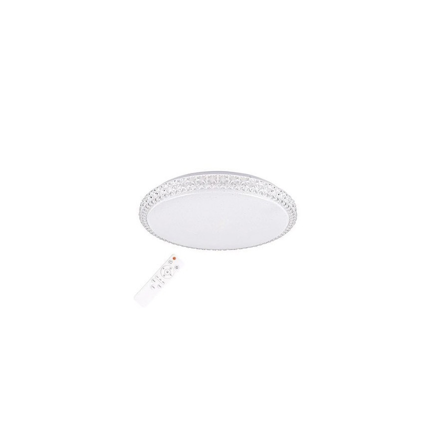 Pritemdomas lubinis LED šviestuvas CRUZ su nuotoliniu valdymu 1xLED/66W/230V 3300lm
