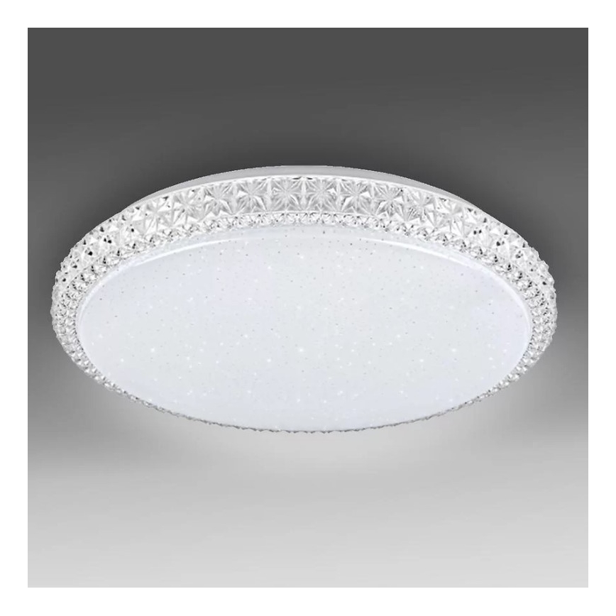 Pritemdomas lubinis LED šviestuvas IRINA LED/48W/230V su nuotoliniu valdymu