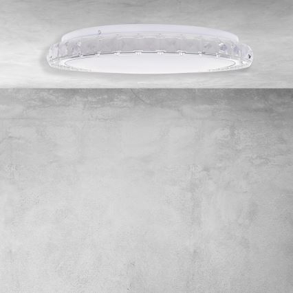 Pritemdomas lubinis LED šviestuvas LAYLA su nuotoliniu valdymu 1xLED/26W/230V