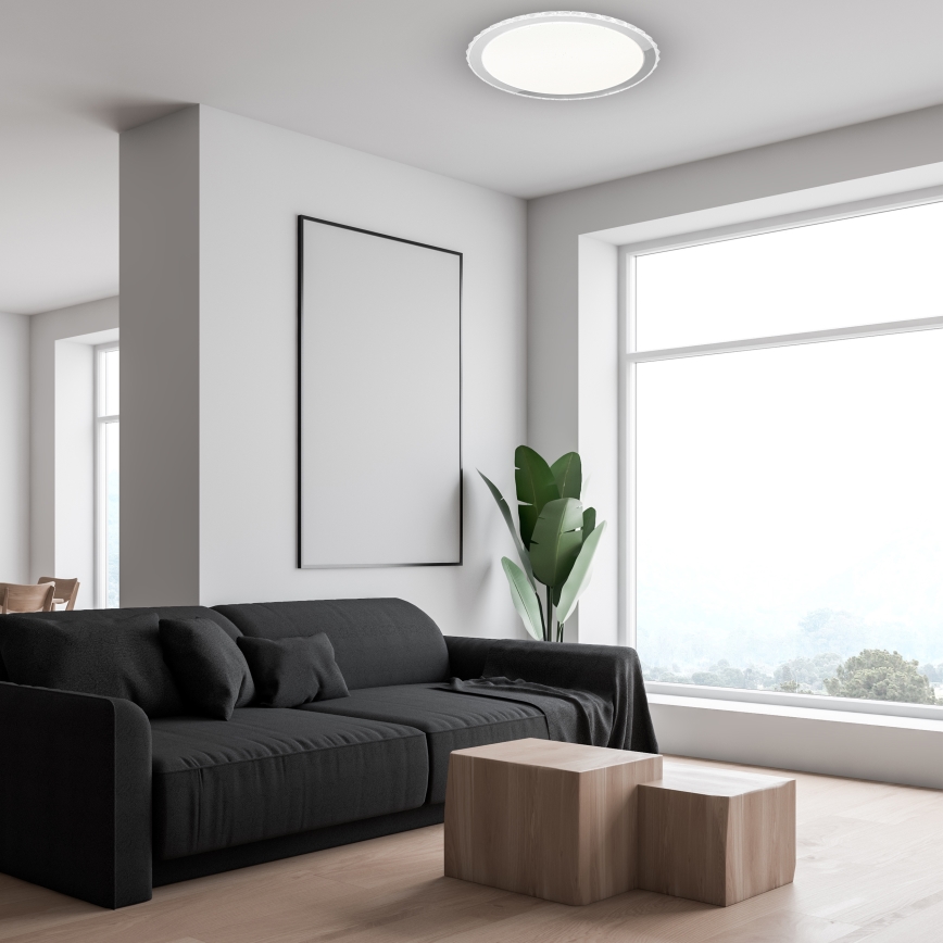 Pritemdomas lubinis LED šviestuvas LAYLA su nuotoliniu valdymu 1xLED/66W/230V