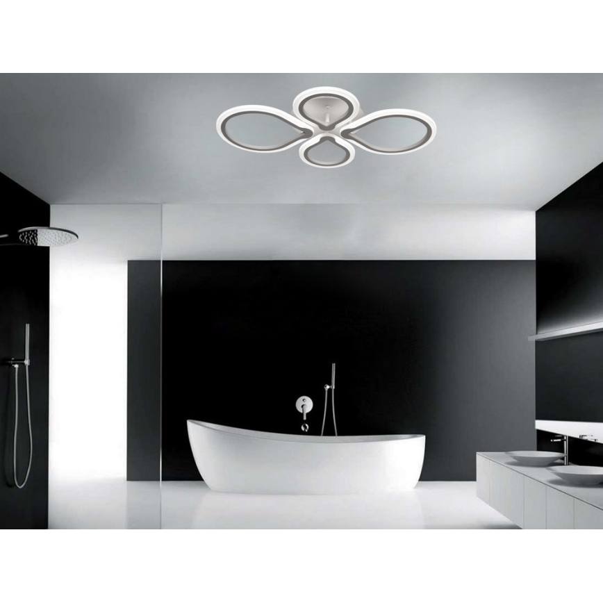Pritemdomas lubinis LED šviestuvas su nuotoliniu valdymu TRIESTE 2xLED/52W/230V
