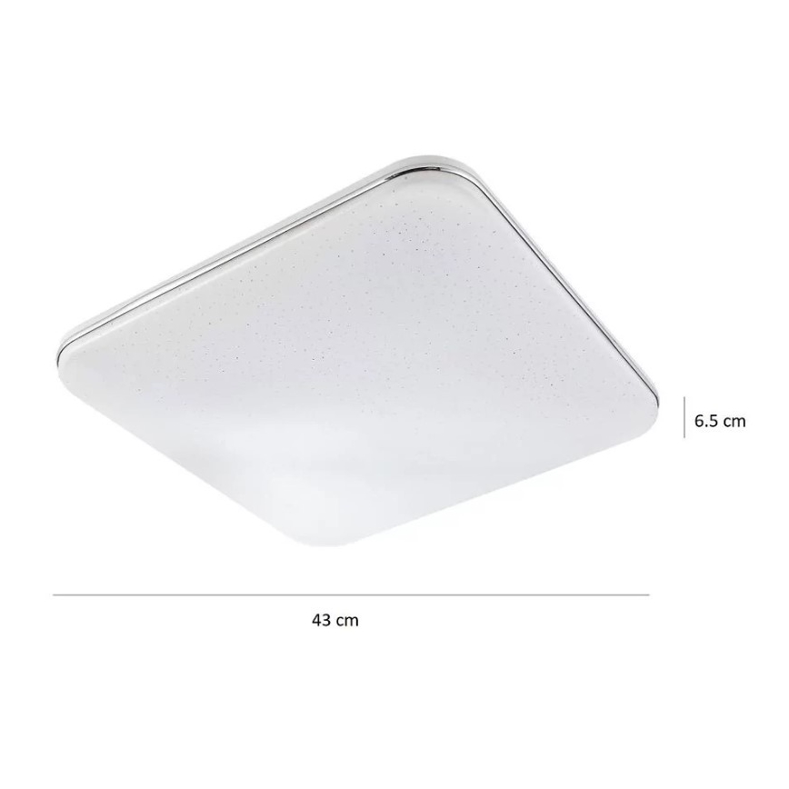 Pritemdomas lubinis LED šviestuvas  SYRIUS su nuotoliniu valdymu LED/72W/230V