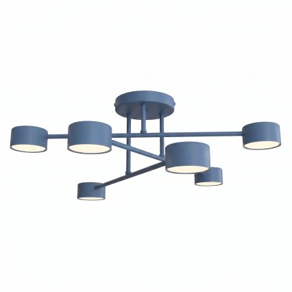 Pritvirtinamas prie lubų šviestuvas HALO 6xGX53/10W/230V mėlynas