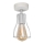Pritvirtinamas sietynas TUBE II 1xE27/15W/230V baltas