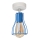 Pritvirtinamas sietynas TUBE II 1xE27/15W/230V mėlynas