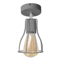 Pritvirtinamas sietynas TUBE II 1xE27/15W/230V pilkas