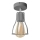 Pritvirtinamas sietynas TUBE II 1xE27/15W/230V pilkas