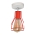Pritvirtinamas sietynas TUBE II 1xE27/15W/230V raudonas