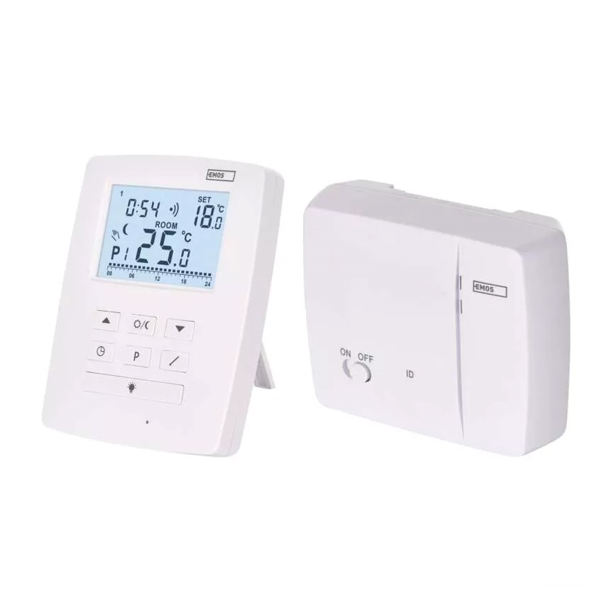 Programuojamas termostatas 230V+2xAA