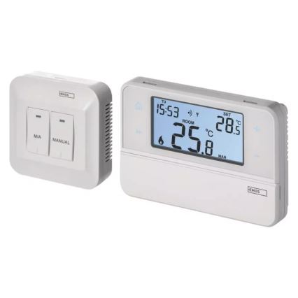 Programuojamas termostatas 230V + 2xAA
