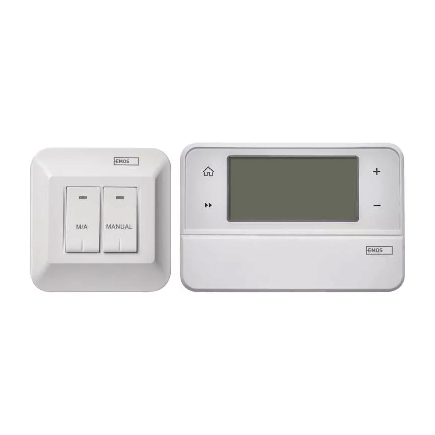 Programuojamas termostatas 230V + 2xAA