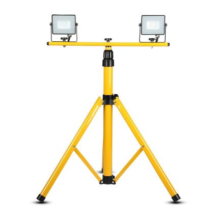 Prožektoriaus stovas 180 cm geltona