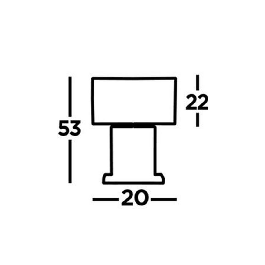 Prožektorius – Stalinė lempa CLARENDON 1xE27/60W/230V žalvaris