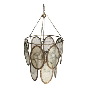 PTMD - Pakabinama liustra DAIREN ant grandinės 1xE27/40W/230V skersmuo 51 cm