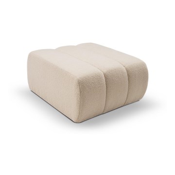Pufas DESIO 82x75 cm smėlio spalvos