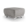 Pufas RIMINI 66x66 cm pilkos spalvos