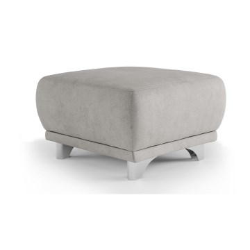 Pufas RIMINI 66x66 cm šviesiai pilkas