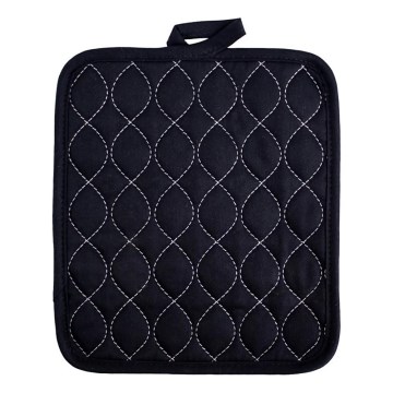 Puodo padėkliukas TORO 18x20 cm, juodos spalvos