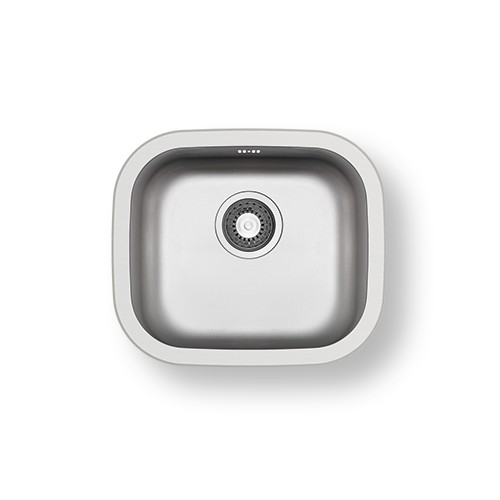 Pyramis 100080101 - Virtuvinė kriauklė KIBA SQUARE 46,5x40,5 cm