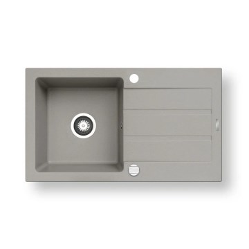 Pyramis 70053701 - Virtuvės kriauklė NEXT 76x44 cm granito/pilka