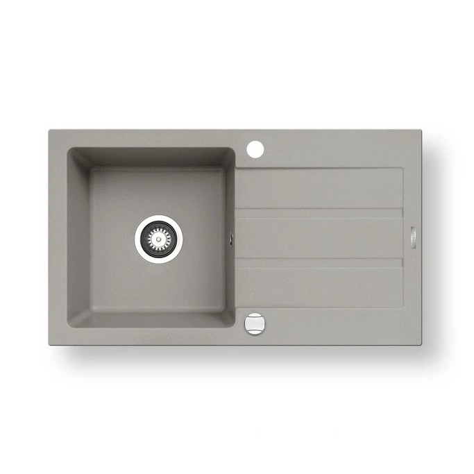 Pyramis 70053701 - Virtuvės kriauklė NEXT 76x44 cm granito/pilka