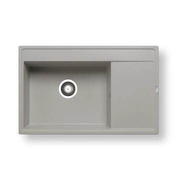 Pyramis 70058701 - Virtuvės kriauklė CAMEA 79x50 cm granito/pilka
