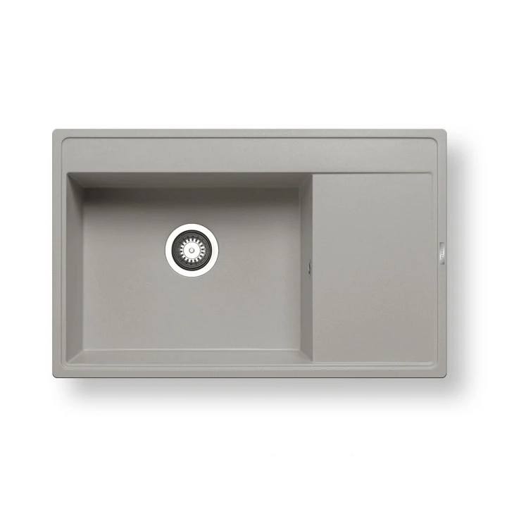 Pyramis 70058701 - Virtuvės kriauklė CAMEA 79x50 cm granito/pilka
