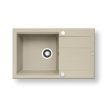 Pyramis 70083601 - Virtuvės kriauklė SPARTA PLUS LUX 78x48 cm granito/smėlio spalva
