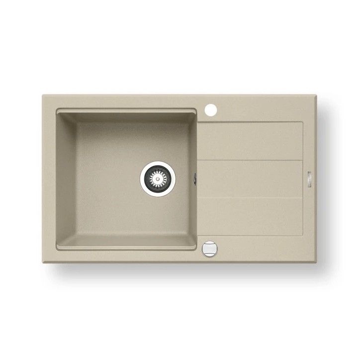 Pyramis 70083601 - Virtuvės kriauklė SPARTA PLUS LUX 78x48 cm granito/smėlio spalva