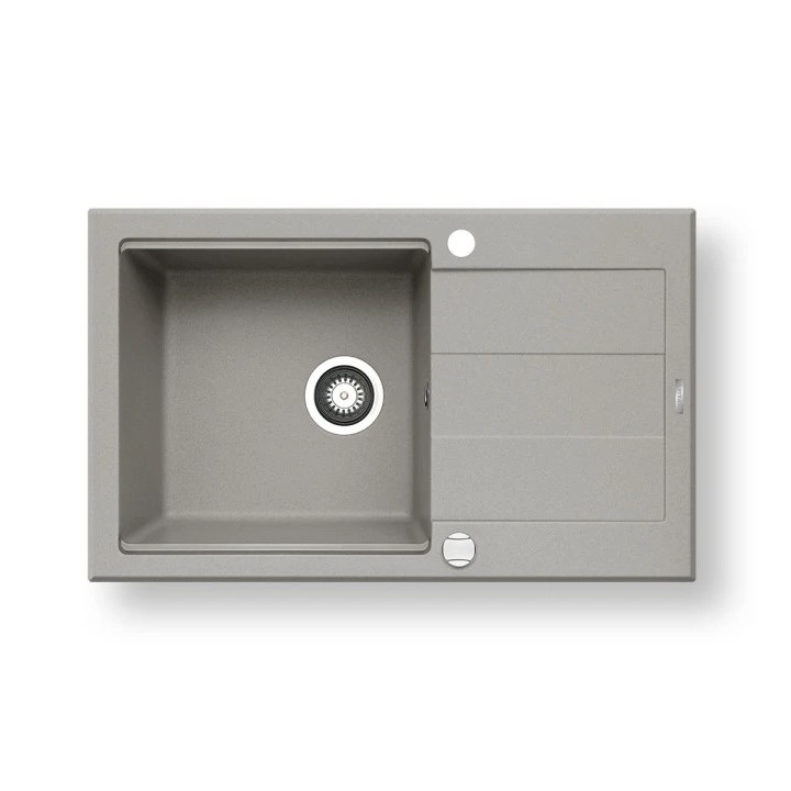 Pyramis 70083801 - Virtuvės kriauklė SPARTA PLUS LUX 78x48 cm granito/pilka