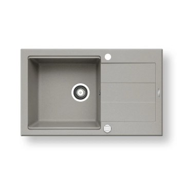 Pyramis 70083801 - Virtuvinė plautuvė SPARTA PLUS LUX 78x48 cm granitinė/pilka