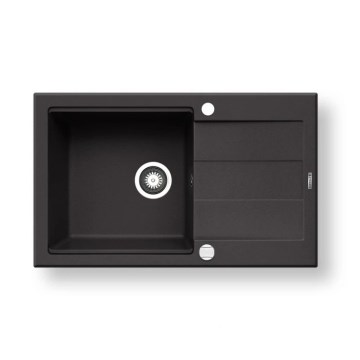 Pyramis 70167101 - Virtuvinė kriauklė SPARTA PLUS LUX 78x48 cm granitinė/juoda