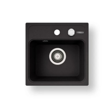 Pyramis 70168201 - Virtuvės kriauklė CAMEA MINI 40x40 cm granitas/juoda