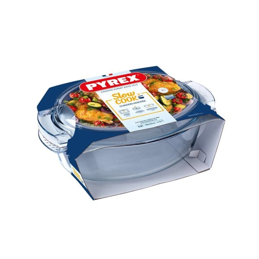 PYREX kepimo indas su dangčiu 5,8 l