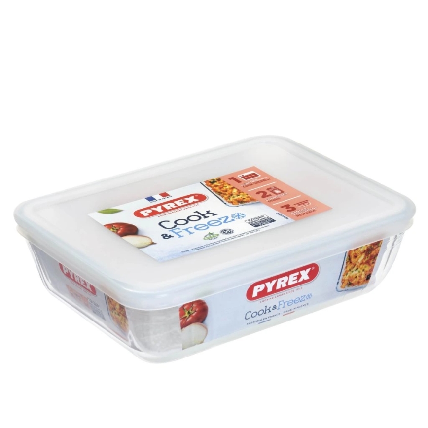 PYREX stiklinis maisto indas 1,5 l
