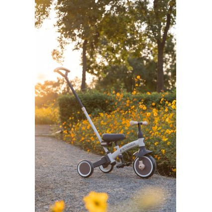 QPlay - 3in1 vaikiškas triratukas STAGER, juodas